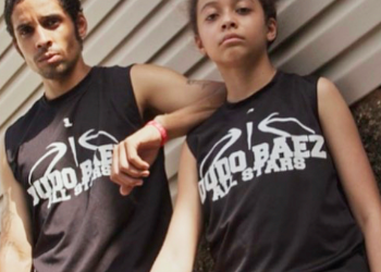 Pro basketball player Roman Perez, is passing the ropes to his daughter Leia Perez